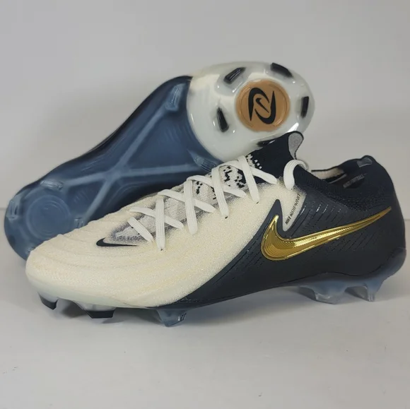 Mens Size 5 Nike Phantom Luna 2 Elite FG Gold White Black Bosnia Soccer Cleats Nike Phantom Luna II Pro FG White Black Mtlc Gold FJ2575-100  main image 4